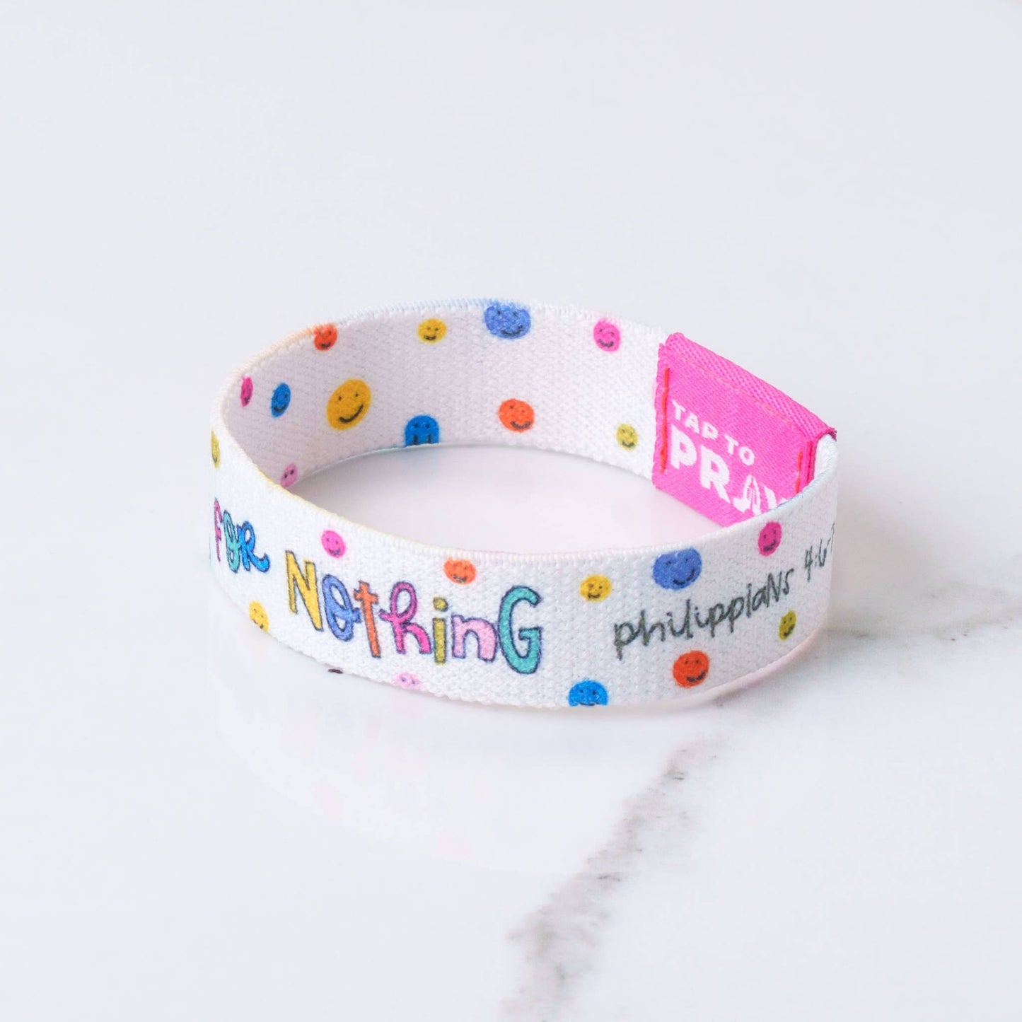 Versible Tap to Pray-Kingfolk Series Wristband-Anxious for Nothing