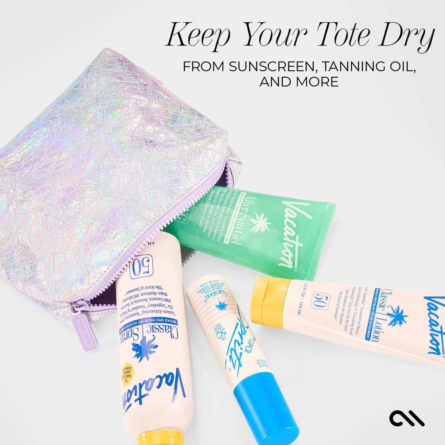 Soap Bubble Waterproof Beach Zip Pouch
