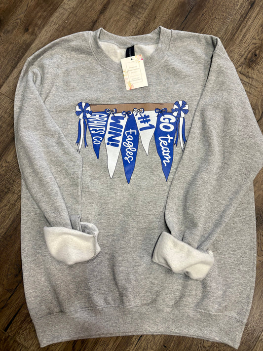 Graves Co Eagles Banner Sweatshirt