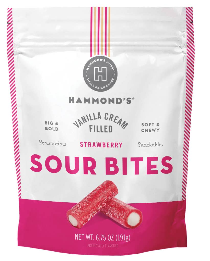 Hammonds Strawberry Sour Bites