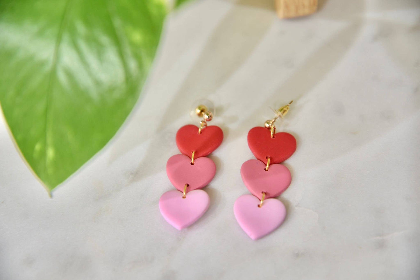 Boho Heart Dangle Earrings