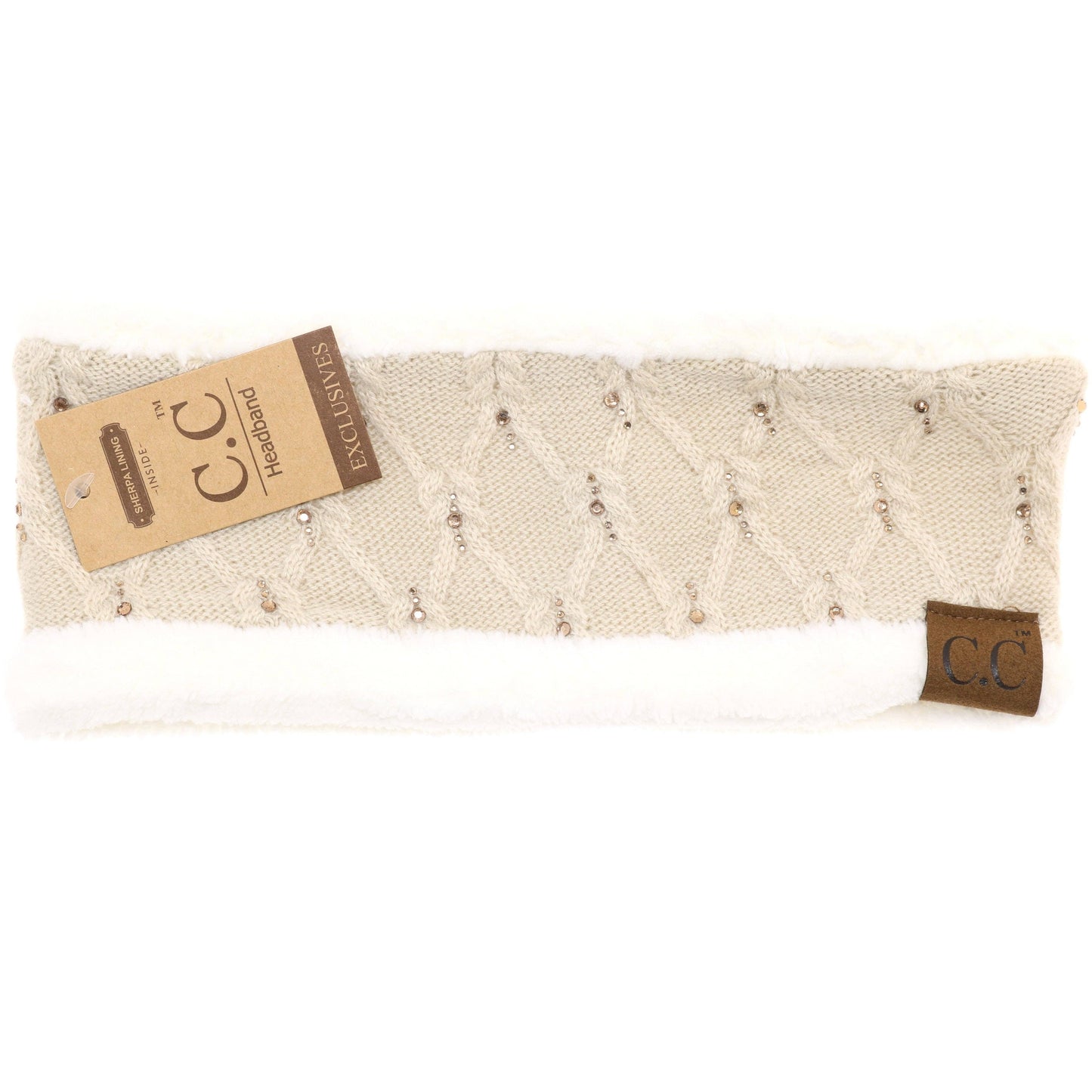 C.C Rhinestone Fashion Headwrap for Women