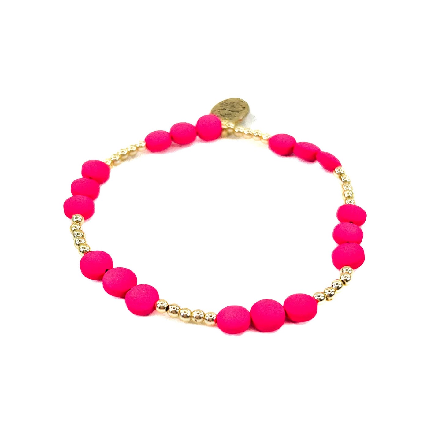 Hot Pink Bead Bracelets