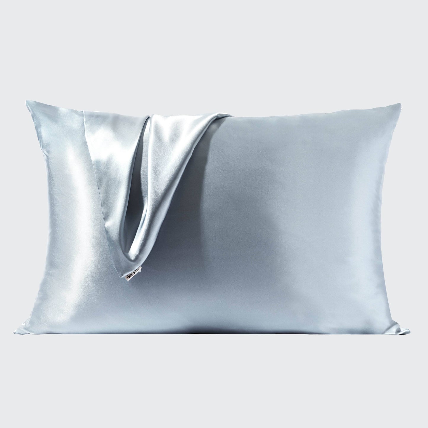 Satin Kitsch Pillowcase - Haze Blue