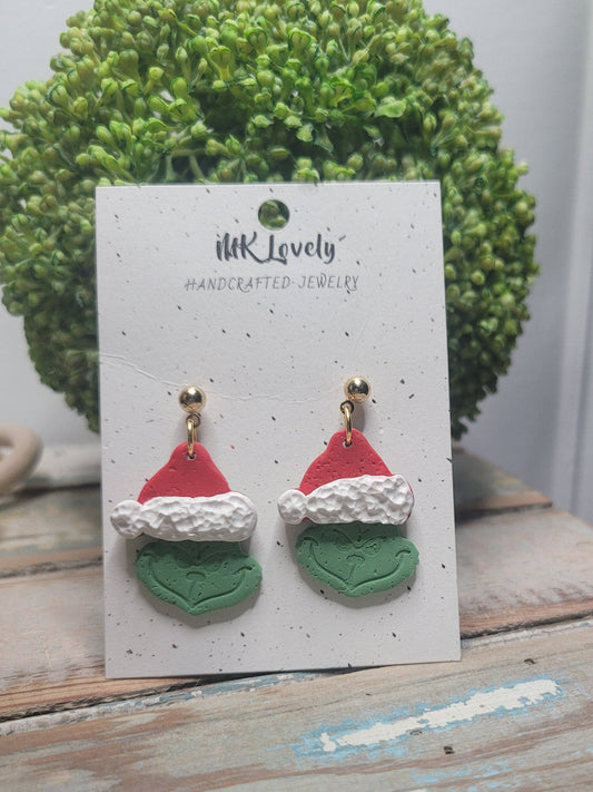 Grinch Earrings