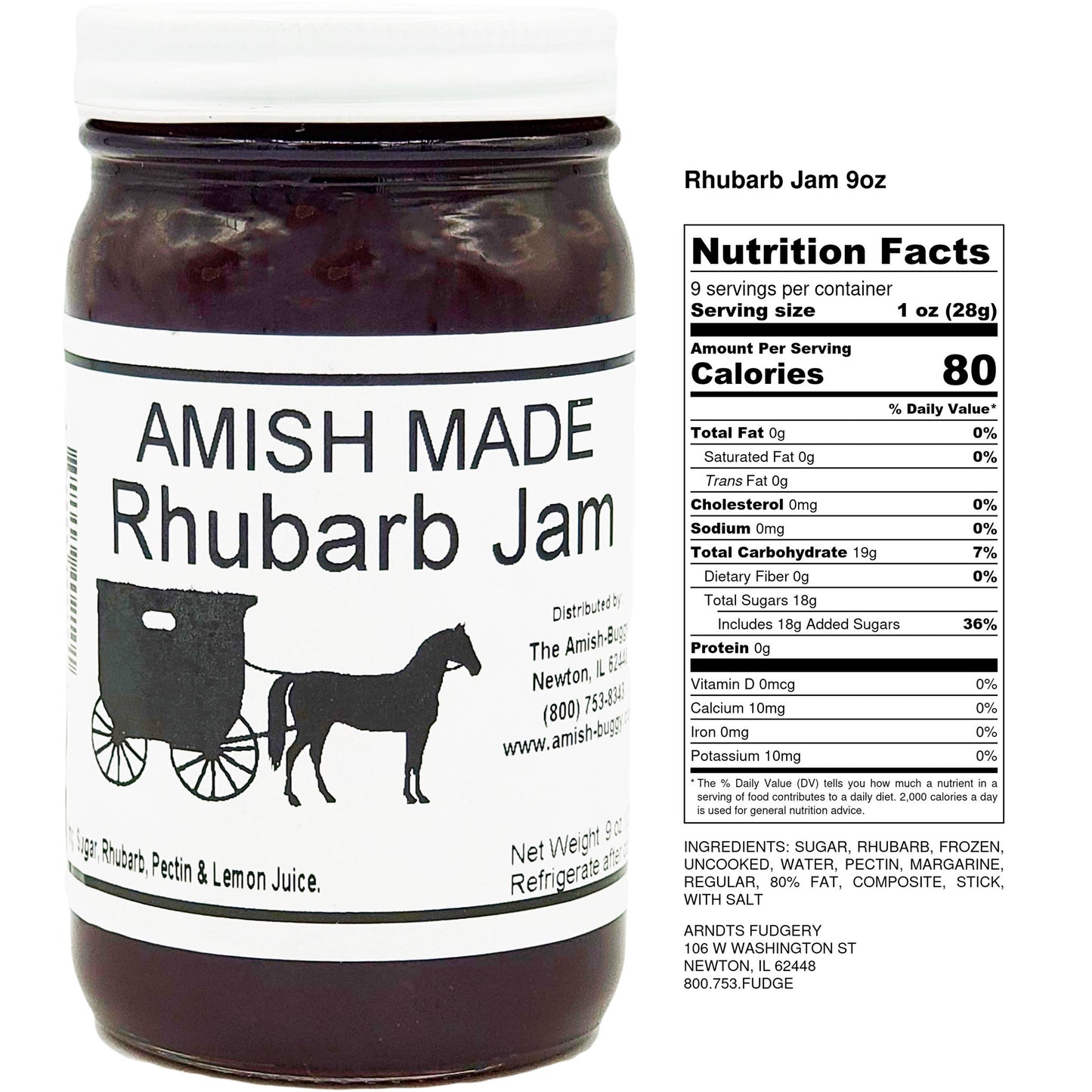 Amish made Jam and Jellies - 8 oz.