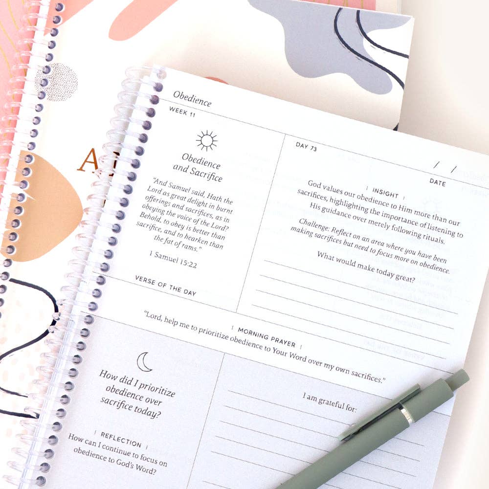 Spiral Bible Anchored In His Word: A 90 Day Devotional