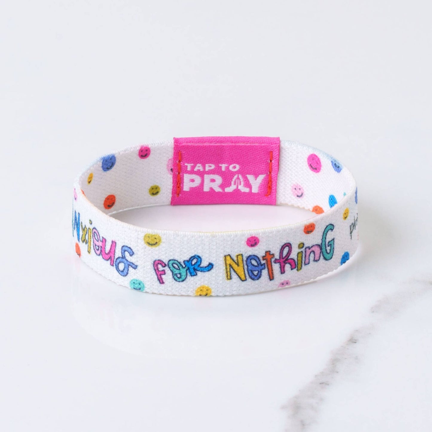 Versible Tap to Pray-Kingfolk Series Wristband-Anxious for Nothing