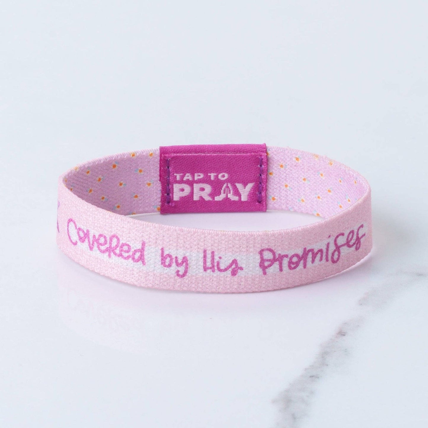 Versible Tap to Pray-Kingfolk Series Wristband-Covered by His Promises