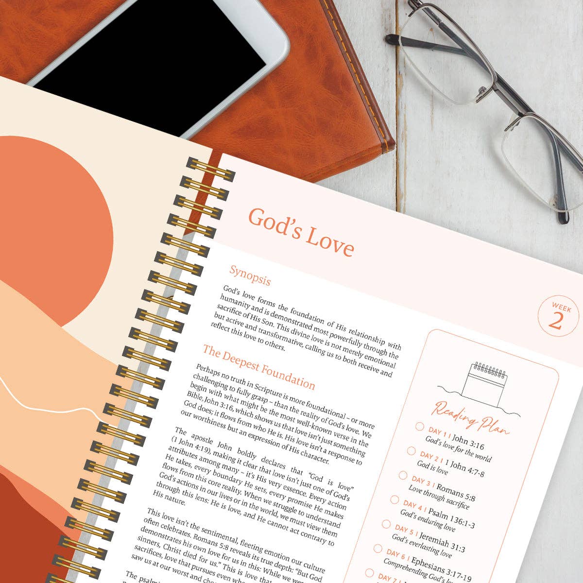 Spiral Bible-The Bible In A Year: A 52-Week Journey Through God's Word