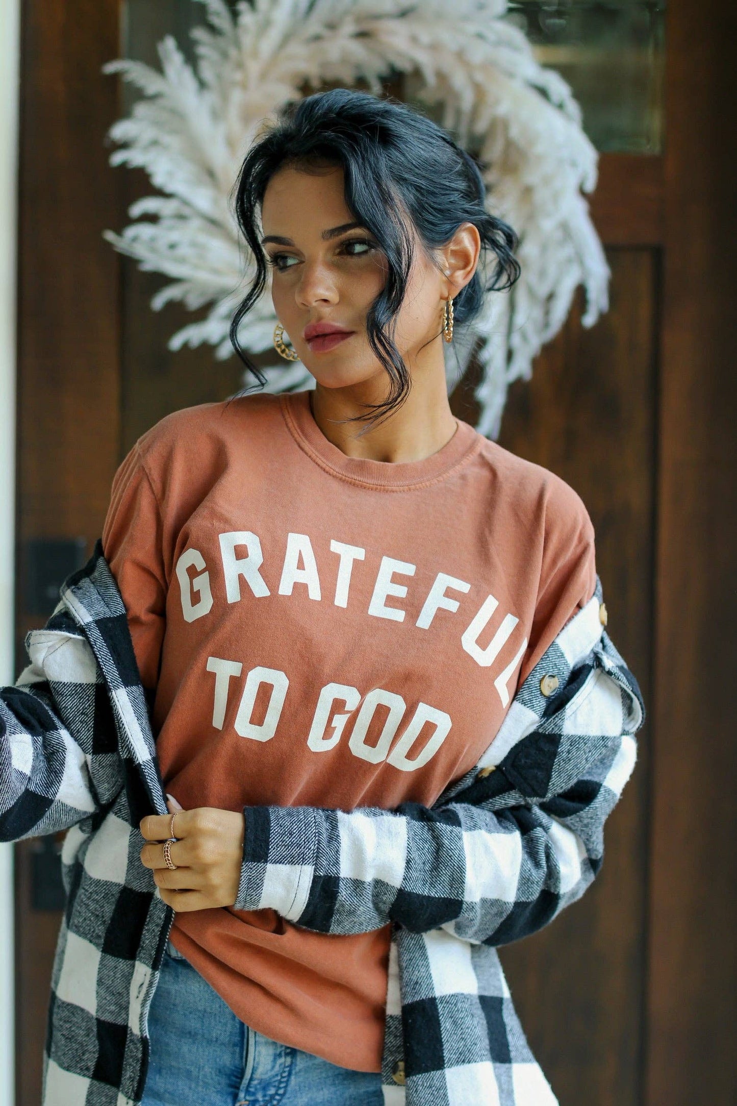 Grateful To God Long Sleeve Tee