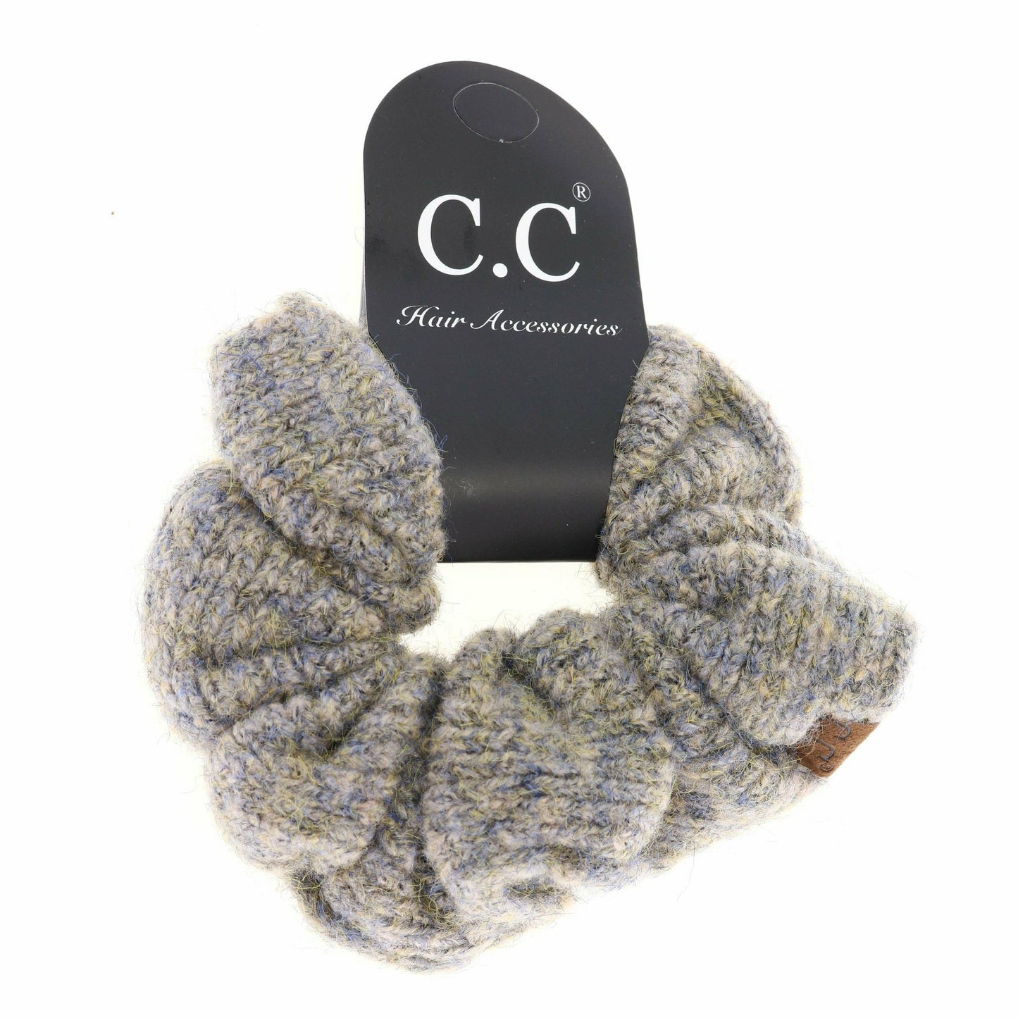 Two-tone Knit Ponytail C.C Women's Scrunchie