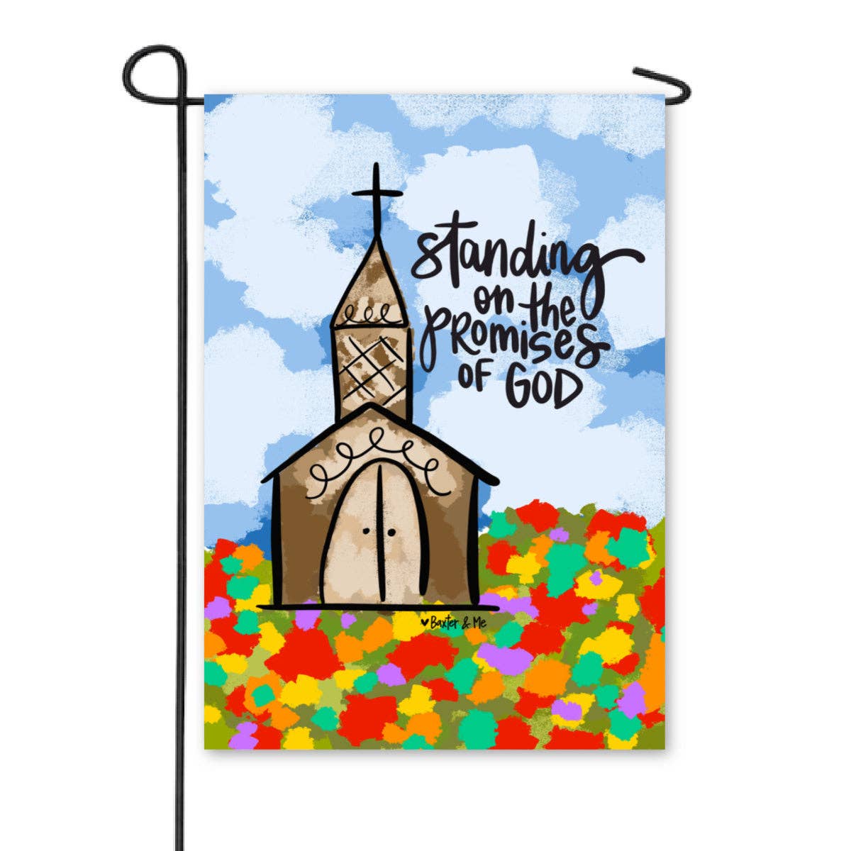 Standing on the Promises Garden Flag