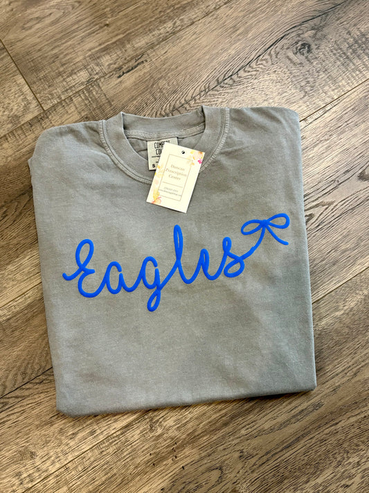 Eagles Tiny Bow Puff Graphic Tee