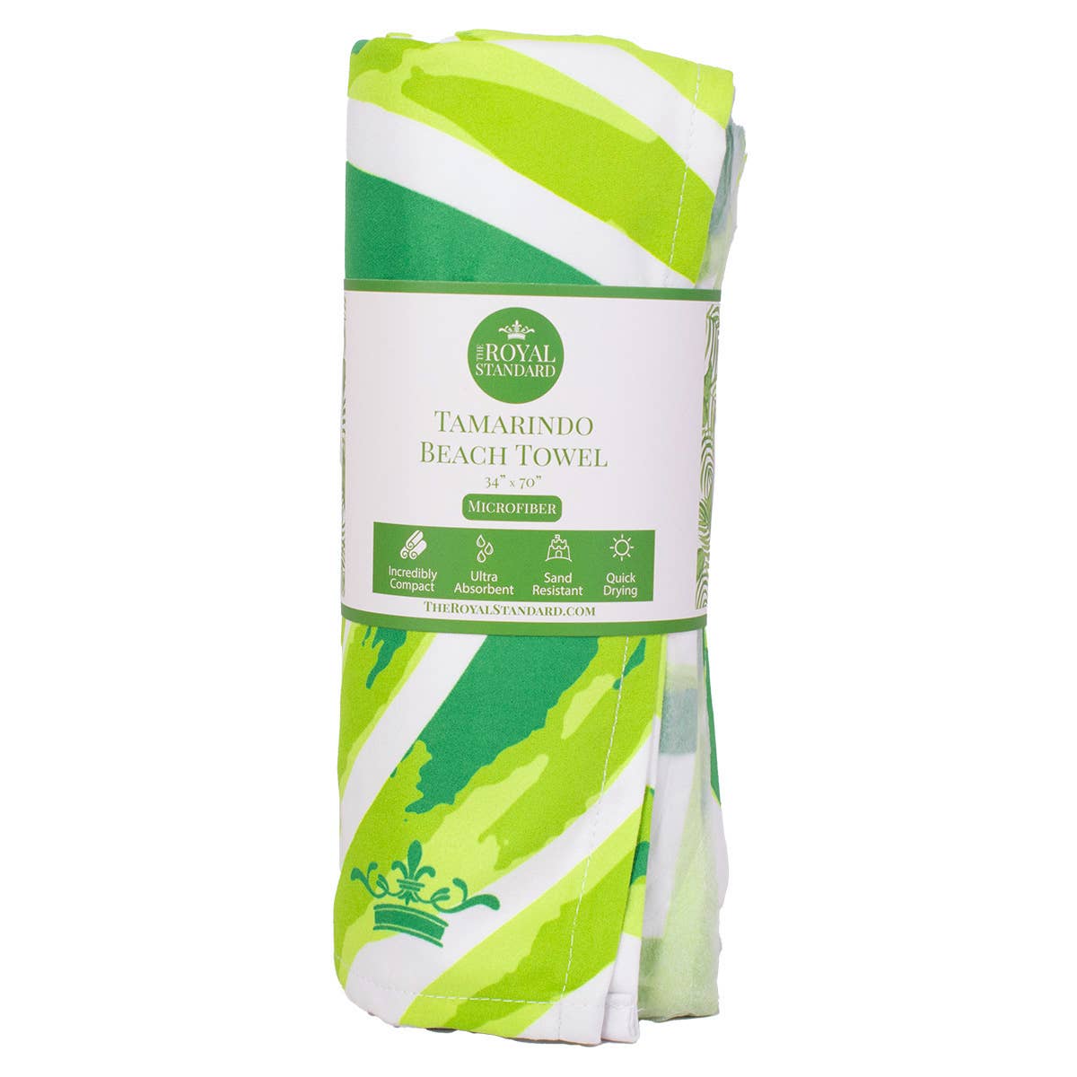 Tamarindo Beach Towel- Lime