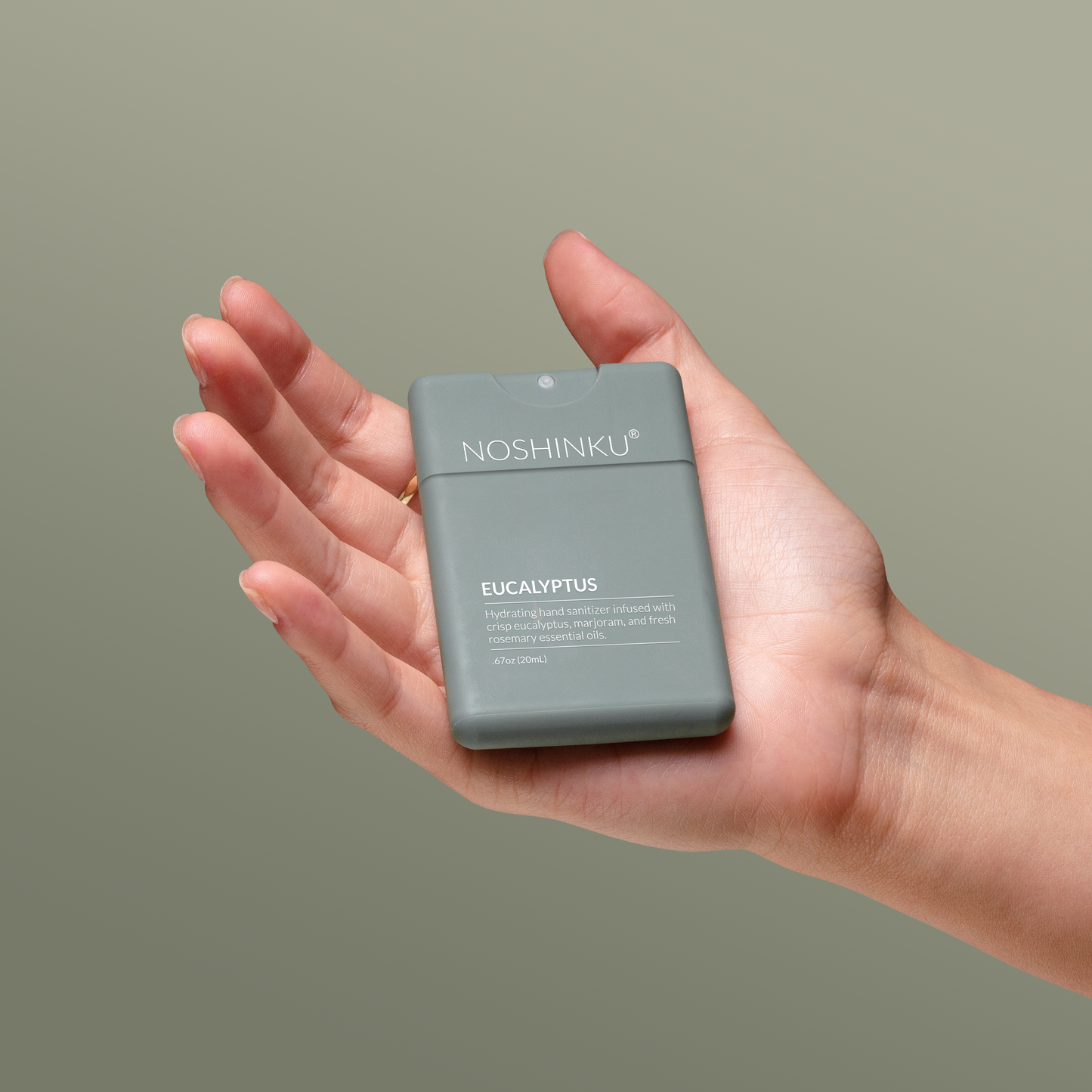 Noshinku Eucalyptus Pocket Hand Sanitizer – Refillable Moisturizing Sanitizer