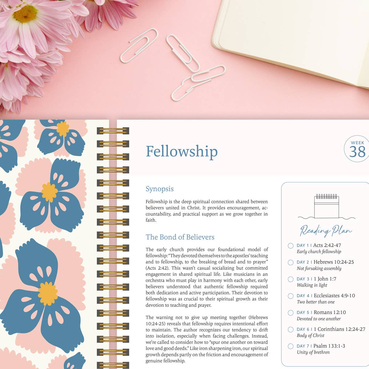 Spiral Bible- The Bible In A Year: A 52-Week Study