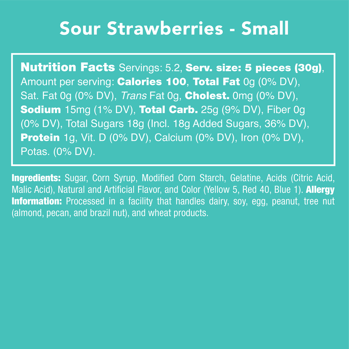 Candy Club Sour Strawberries