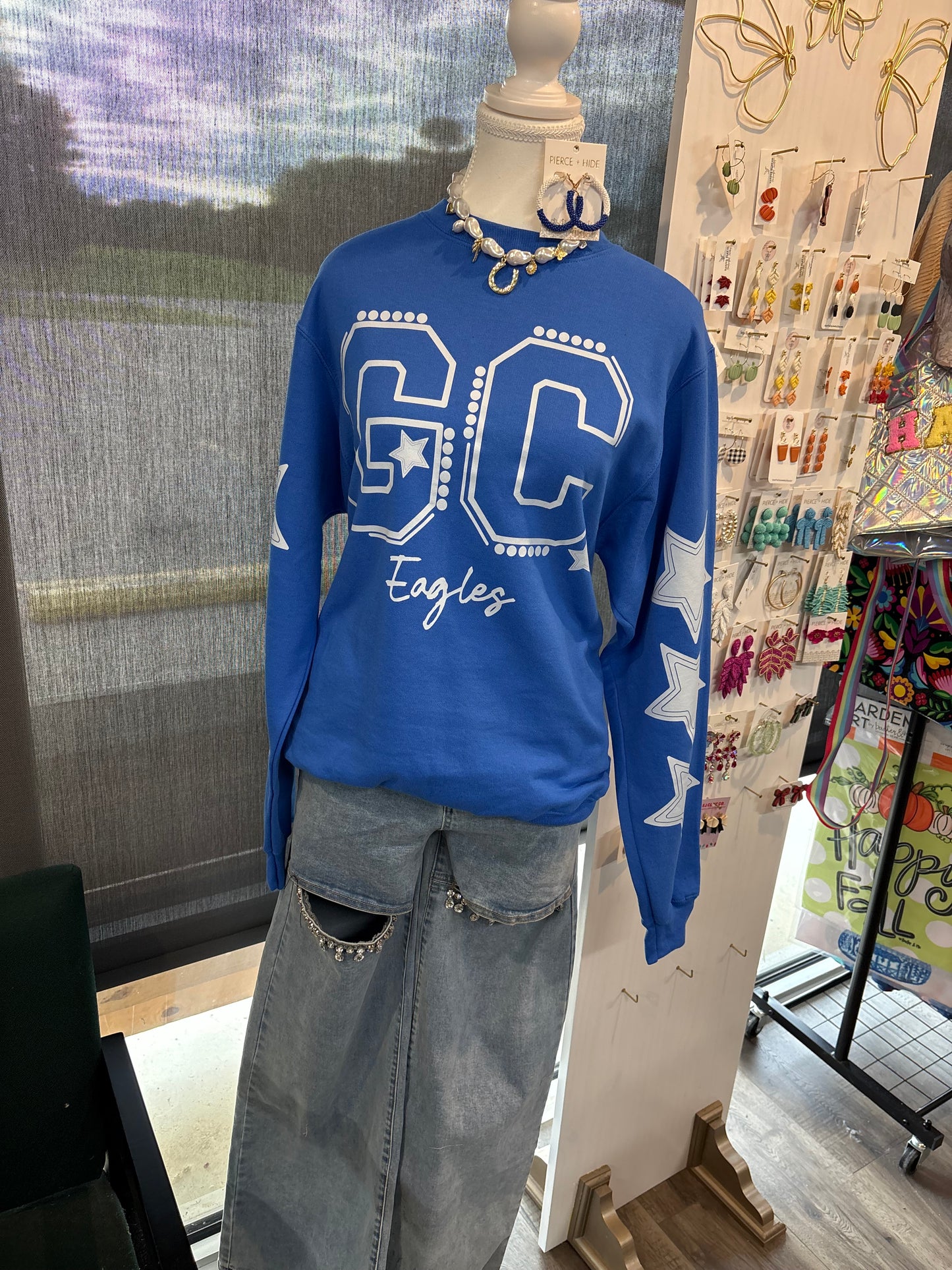 Graves County Eagles Star Sweatshirt