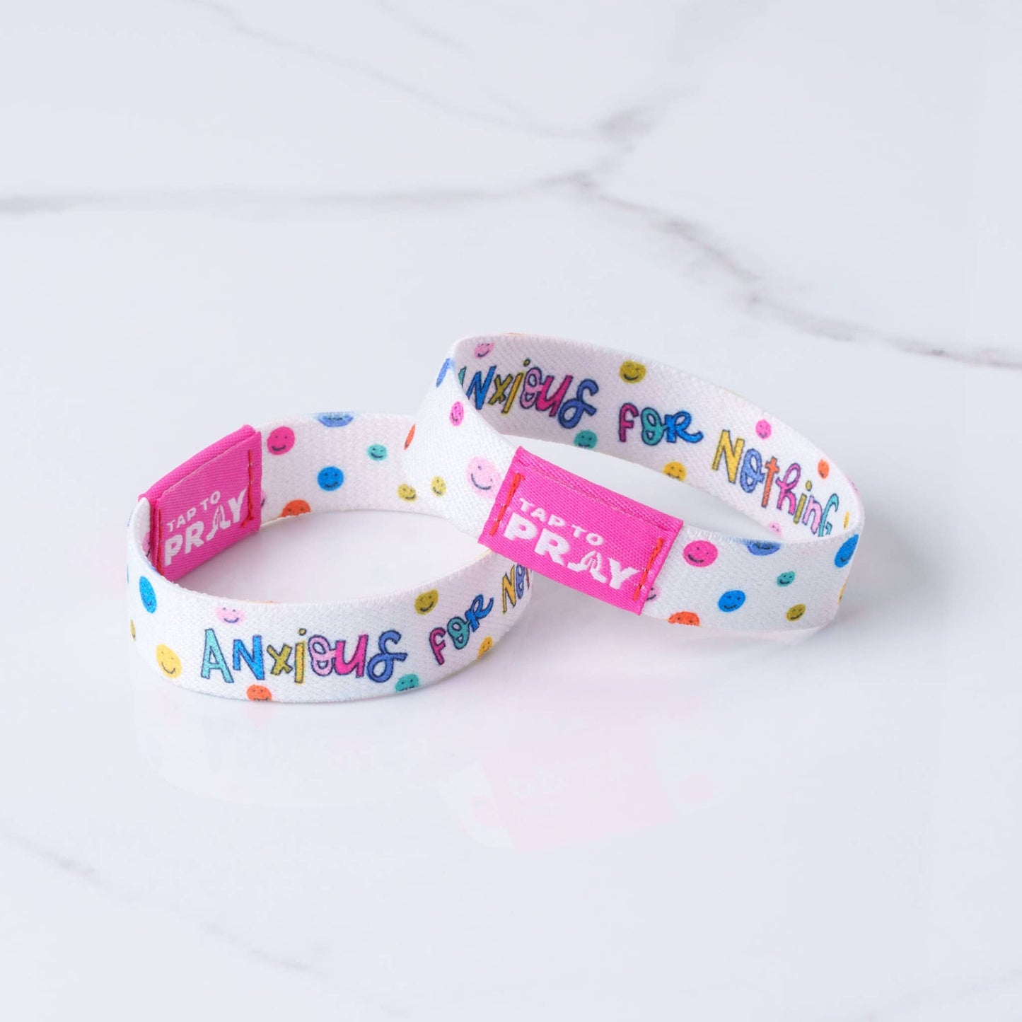 Versible Tap to Pray-Kingfolk Series Wristband-Anxious for Nothing