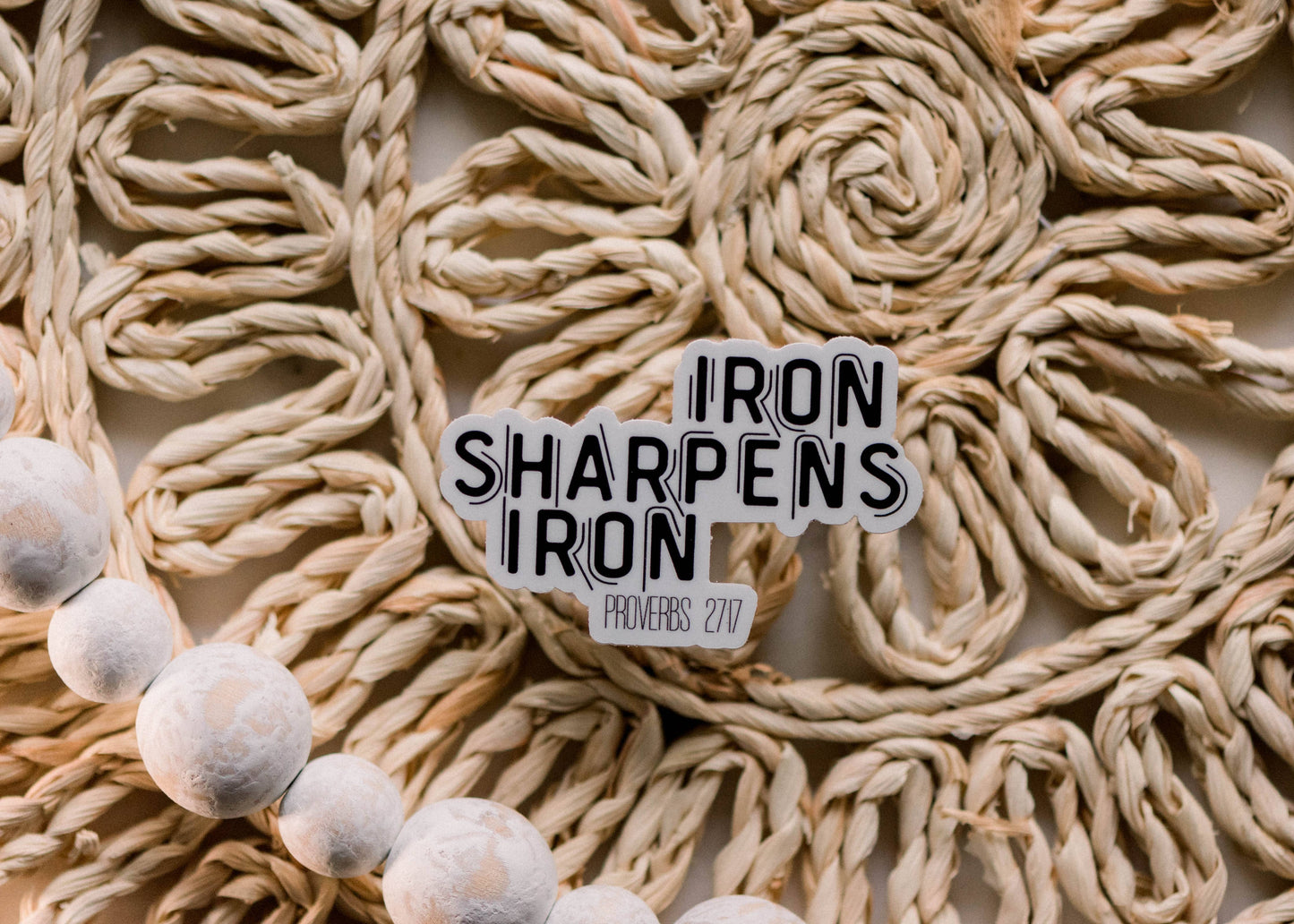 Iron Sharpens Iron Vinyl, Sticker