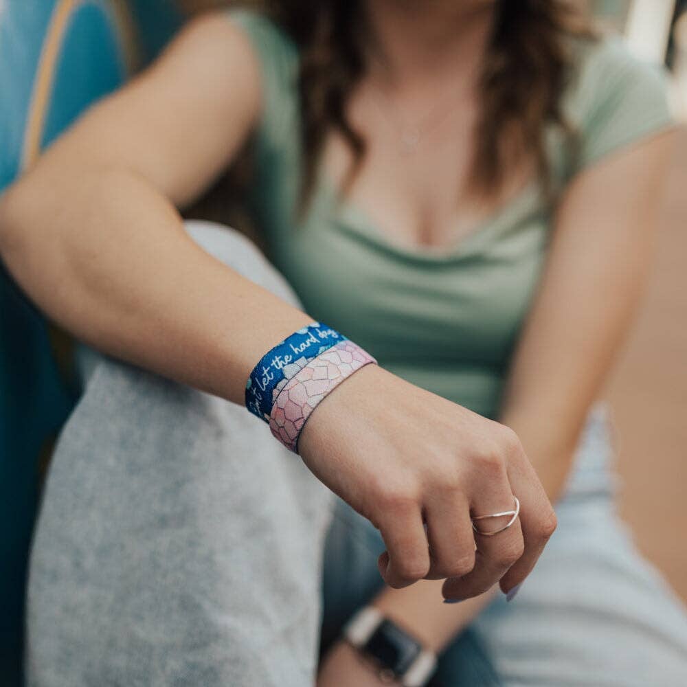 Zox Don't Let the Hard Days Win Interactive Affirmation Bracelet