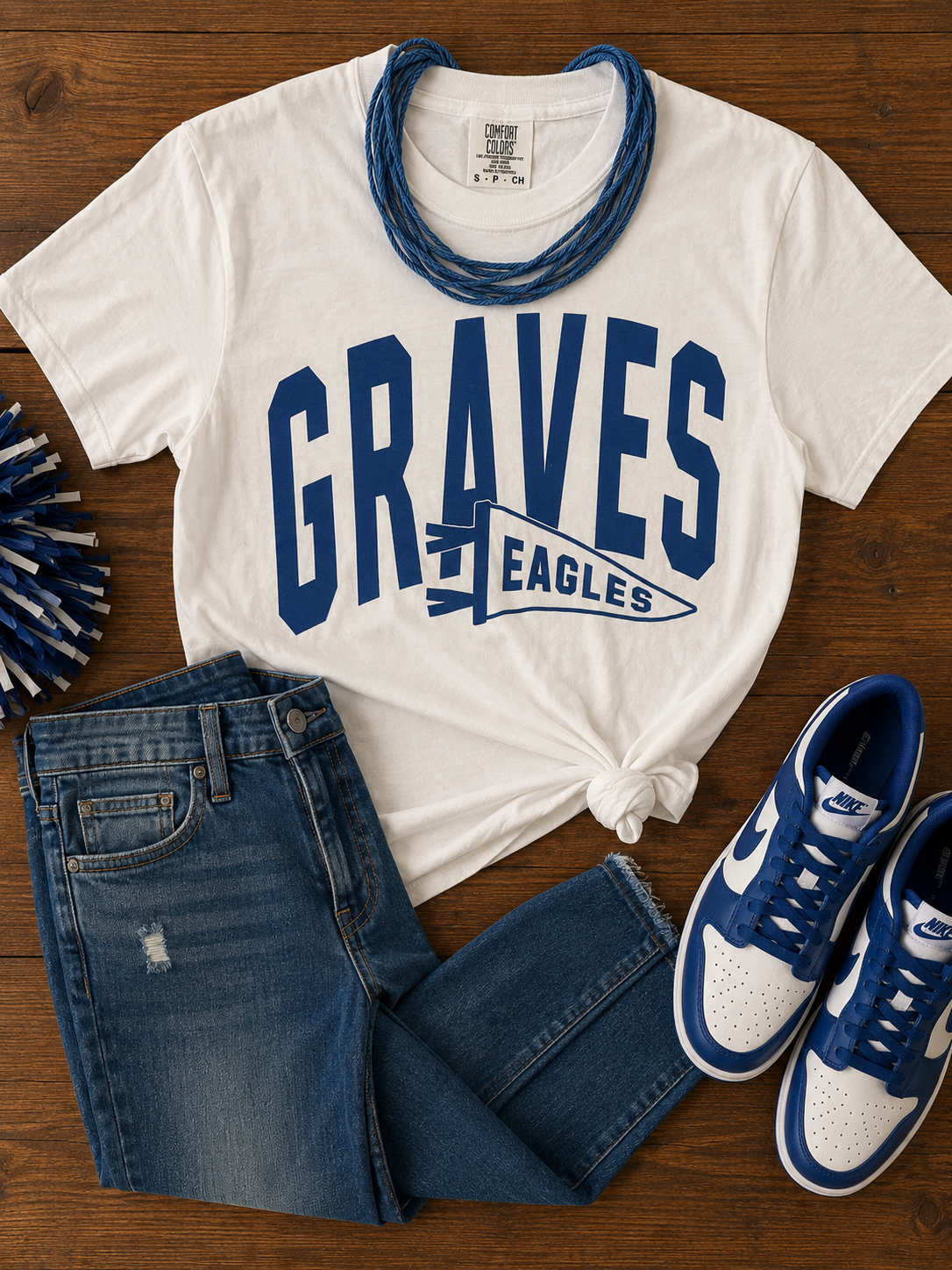 Graves Eagles Pennant Graphic Tee