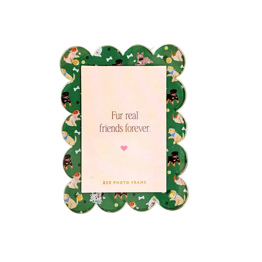 The Darling Effect Mini Acrylic Picture Frame Magnet–Dog Days