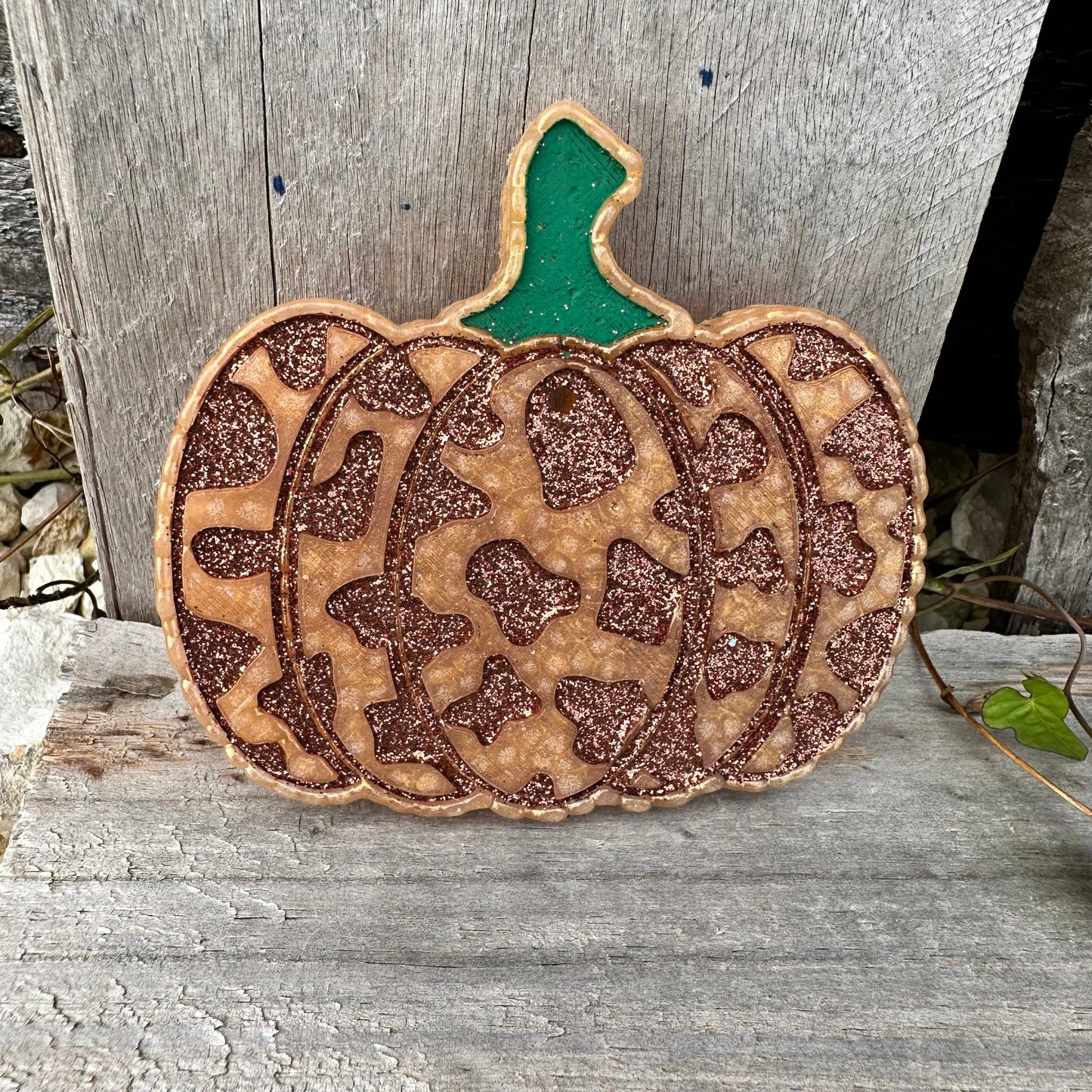 Cow Print Pumpkin Car Freshie