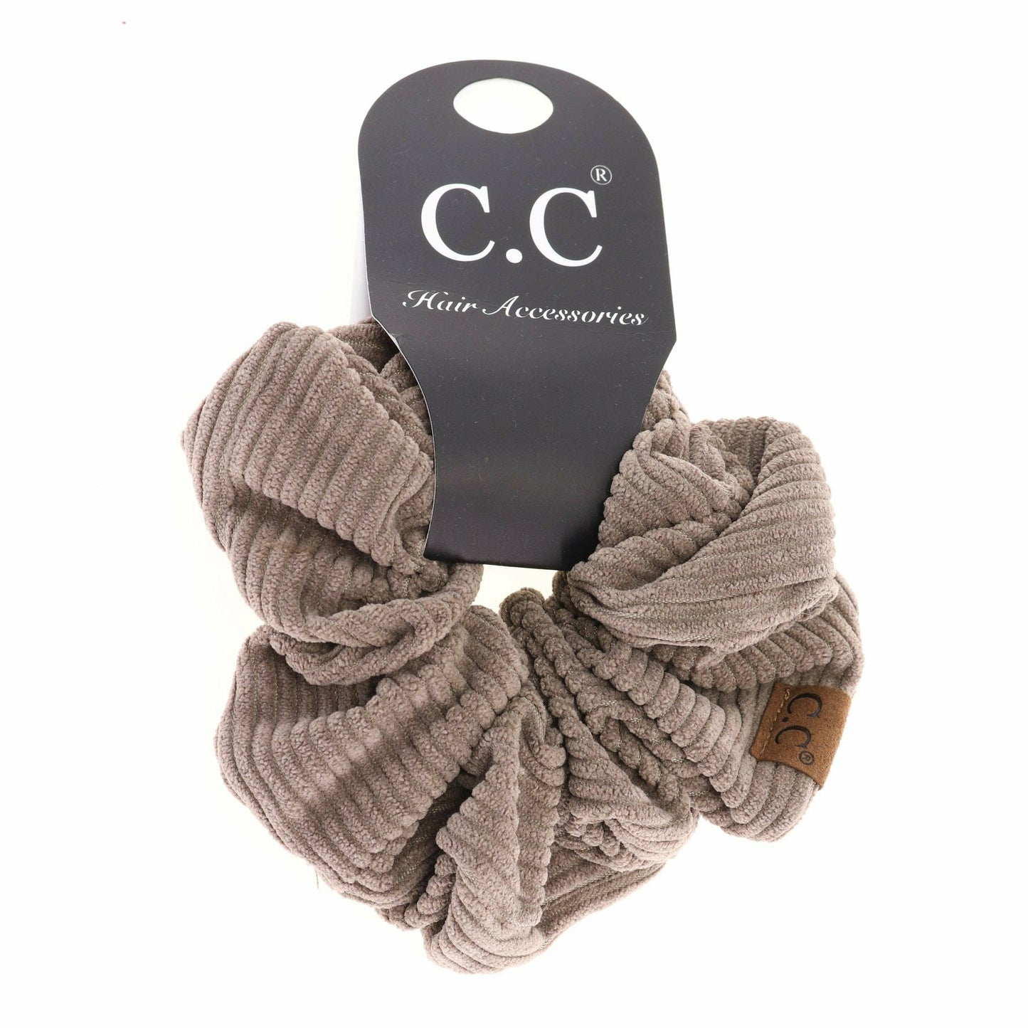 C.C Corduroy Ponytail Scrunchie for Women