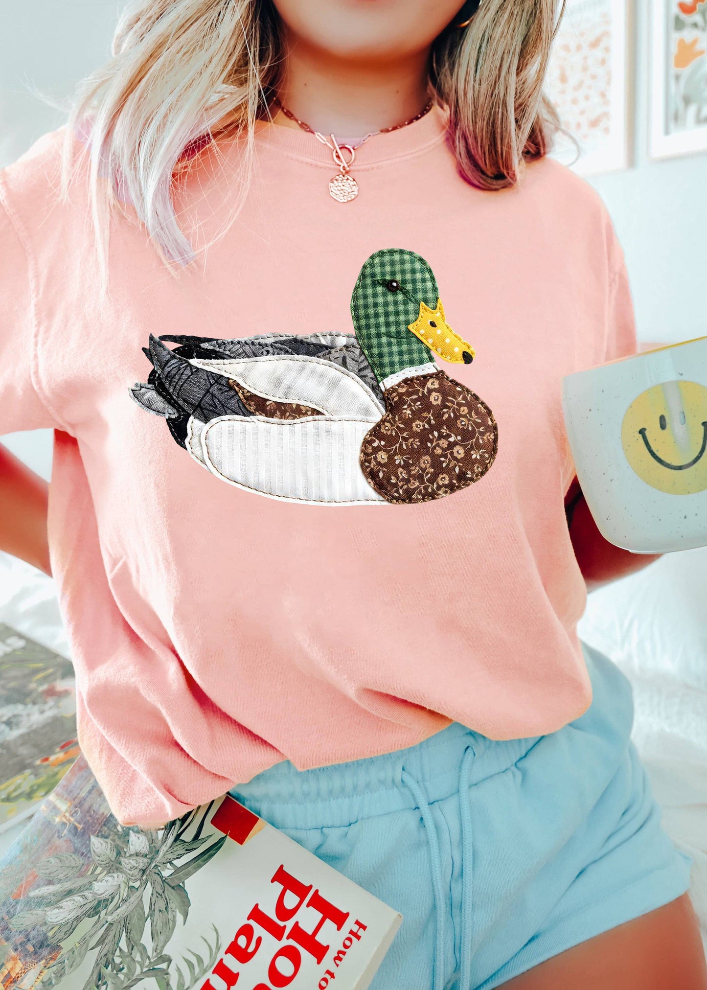 Patchwork Mallard Duck Graphic Tee