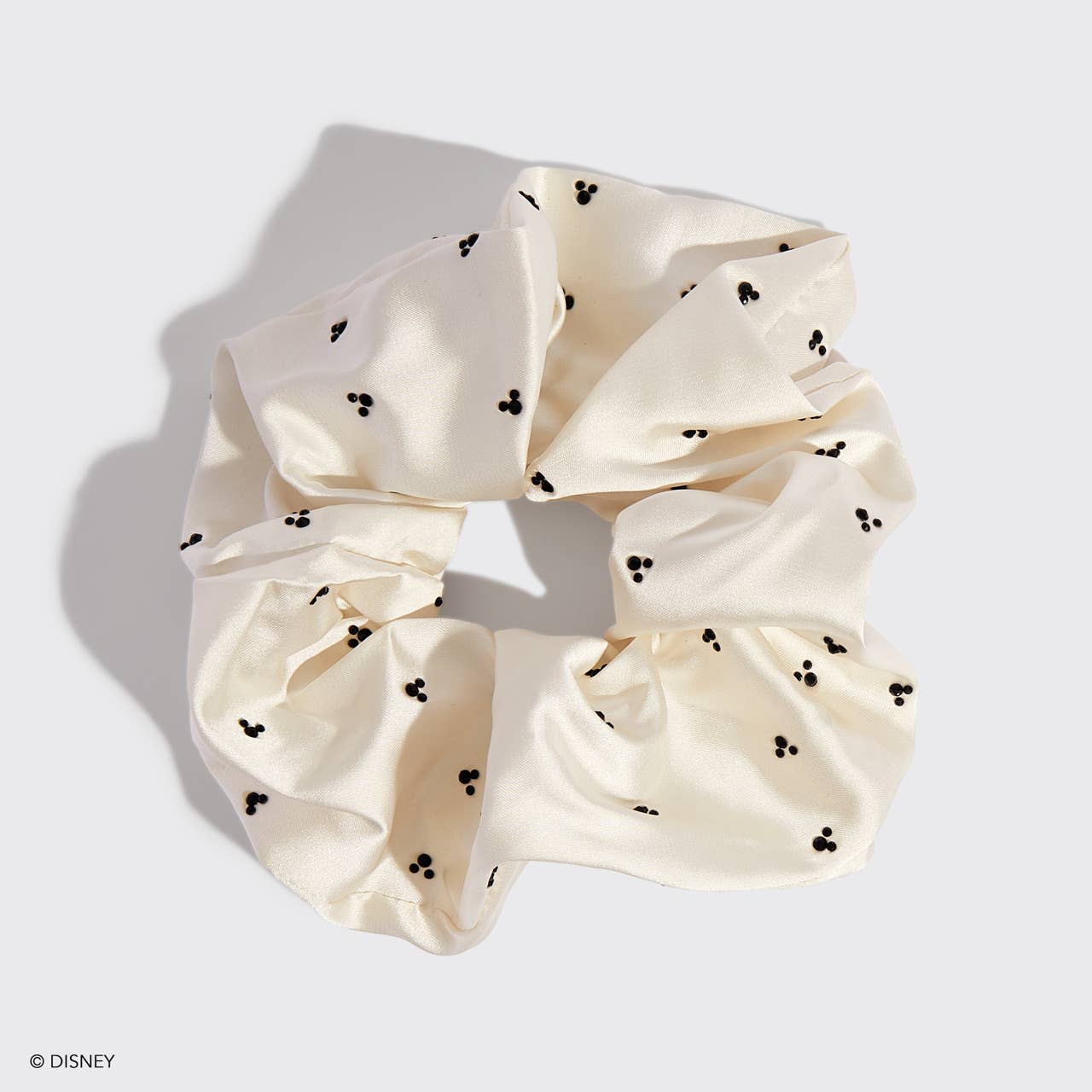 Kitsch Mickey and Minnie Cream Scrunchie