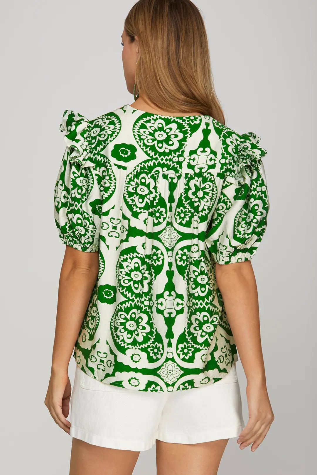 Boho Top with Embroidered Detail