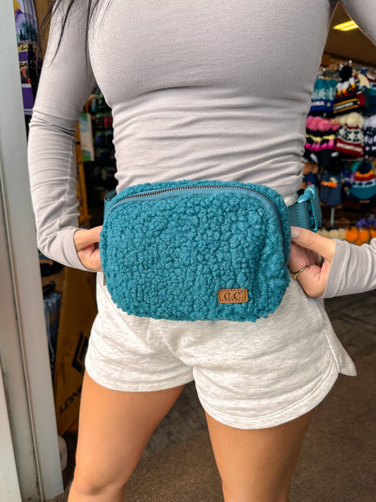 C.C Women's Sherpa Belt Bag
