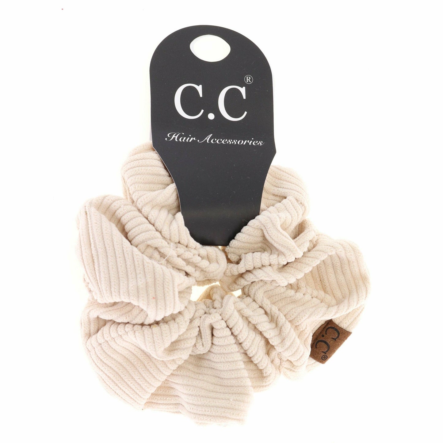 C.C Corduroy Ponytail Scrunchie for Women