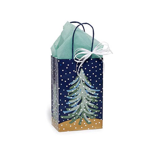 Midnight Flurry Paper Christmas Gift Bags