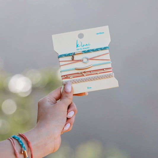 Live K’lani hair tie + bracelet