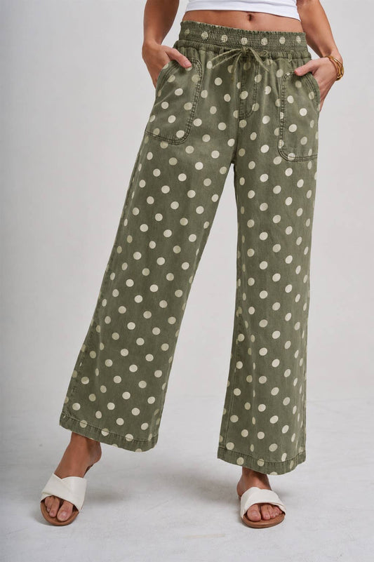 Easy Does It Polka Dot Wide Leg Pants