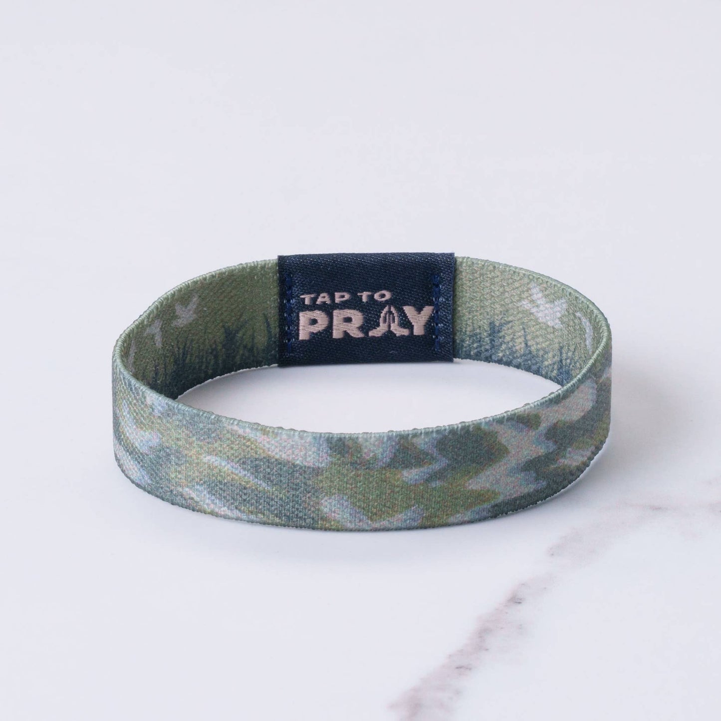 Waterfowl Camo Tap To Pray Wristbands
