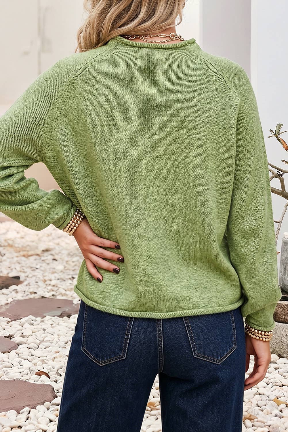 Marine Fish Loose Sweater