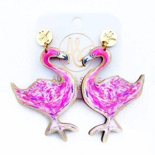 Pink Flamingo Dangle