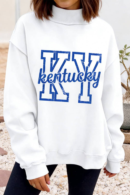 Kentucky Mock Neck Reversible Sweatshirt