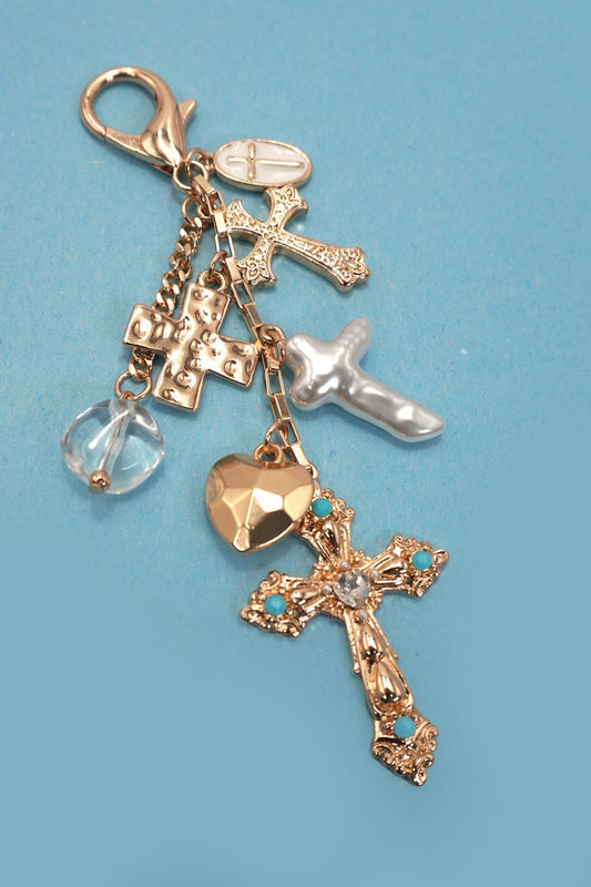 Multi Cross Bag Charm