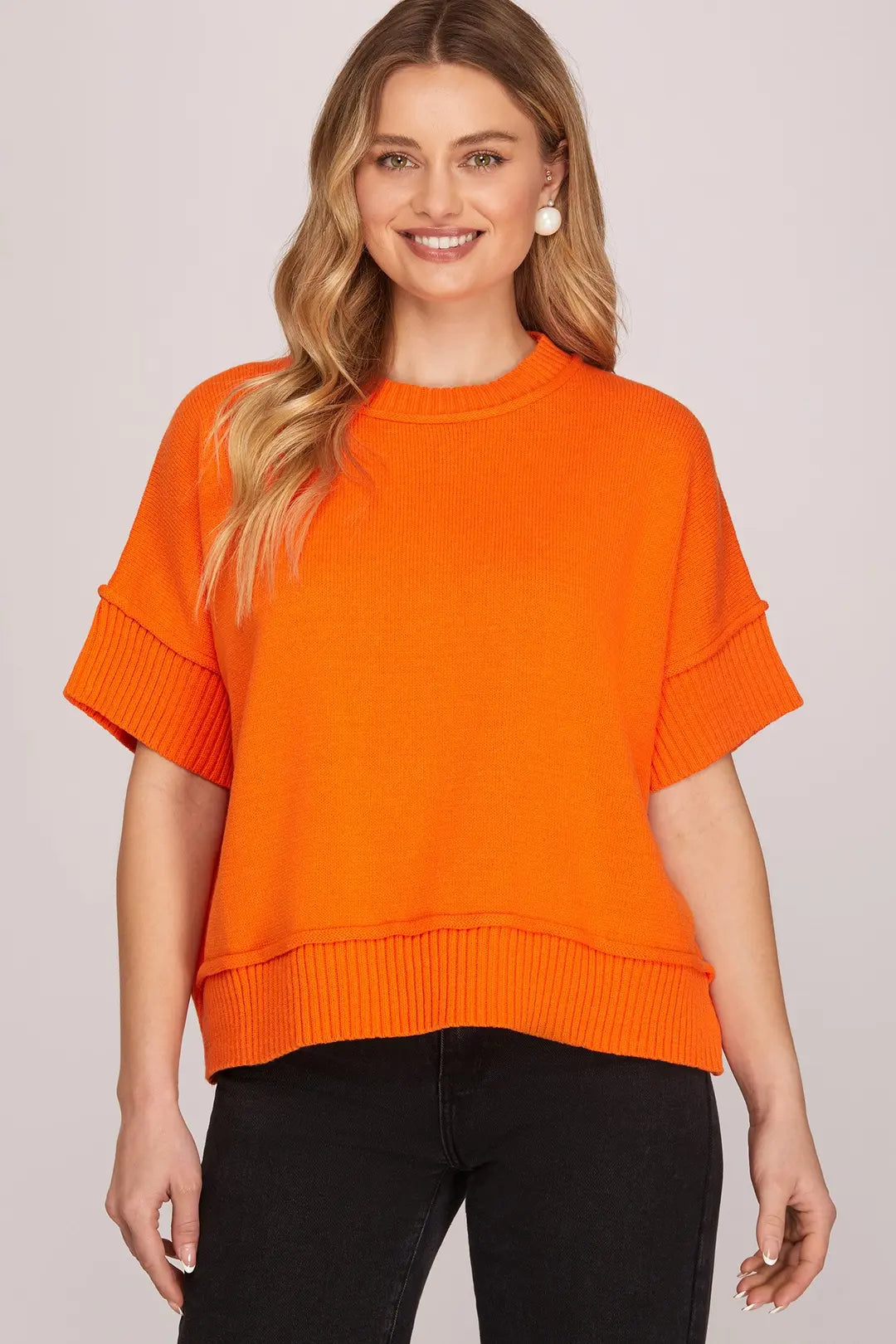 Game Day Short Sleeve Sweater