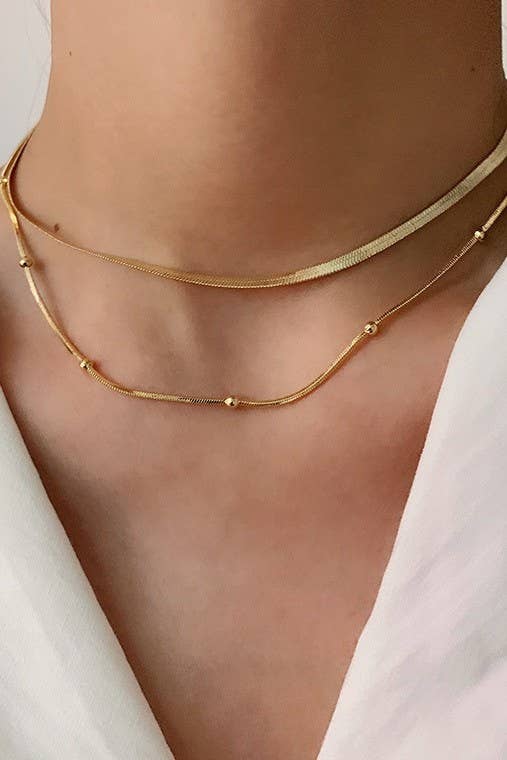 Layered Gold Necklace