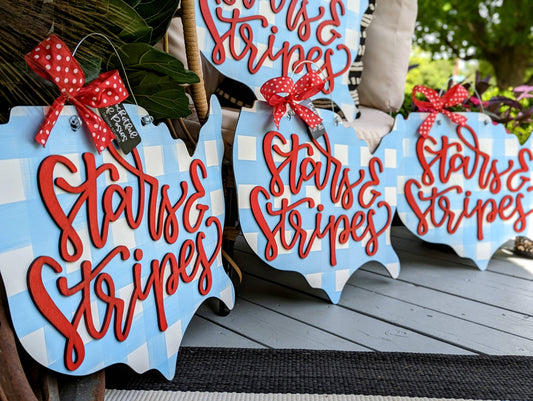 Stars & Stripes Door Hanger