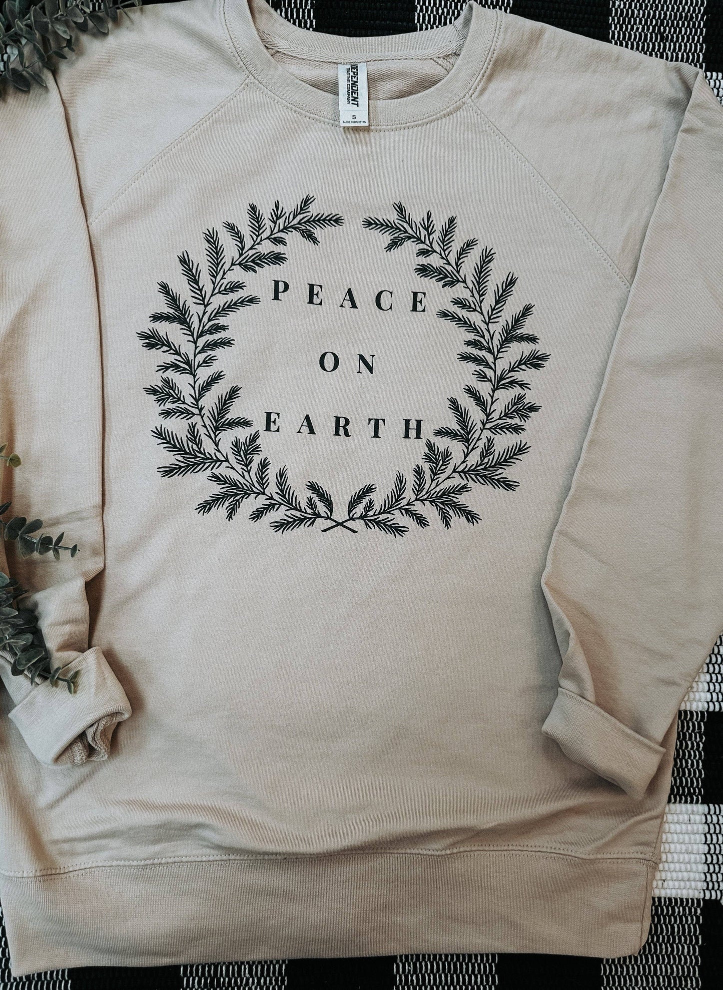 Peace on Earth Christmas Sweatshirt