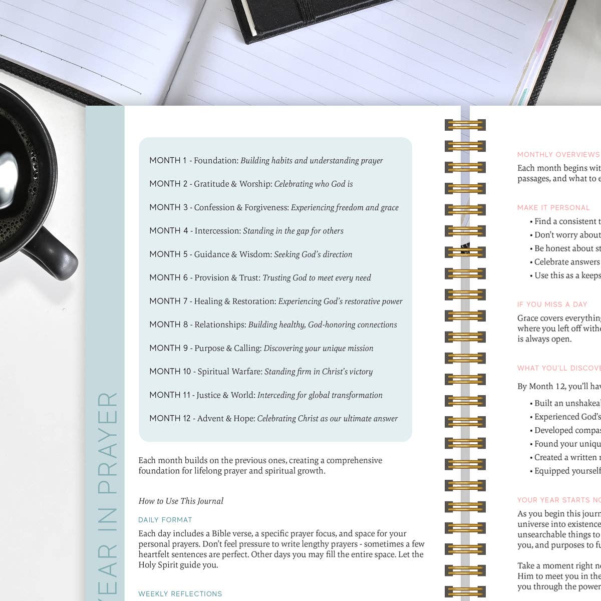Spiral Bible A Year In Prayer: A Journey of Daily Prayer and Reflection