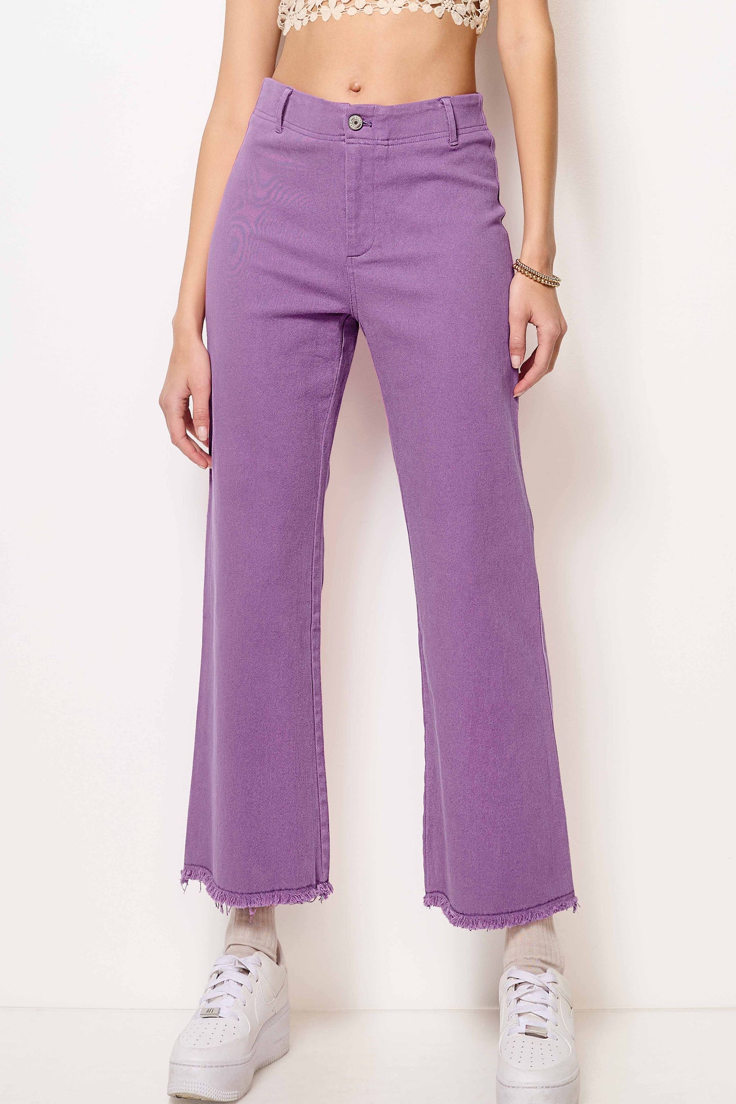 Stretchy High Waisted Flare Pants