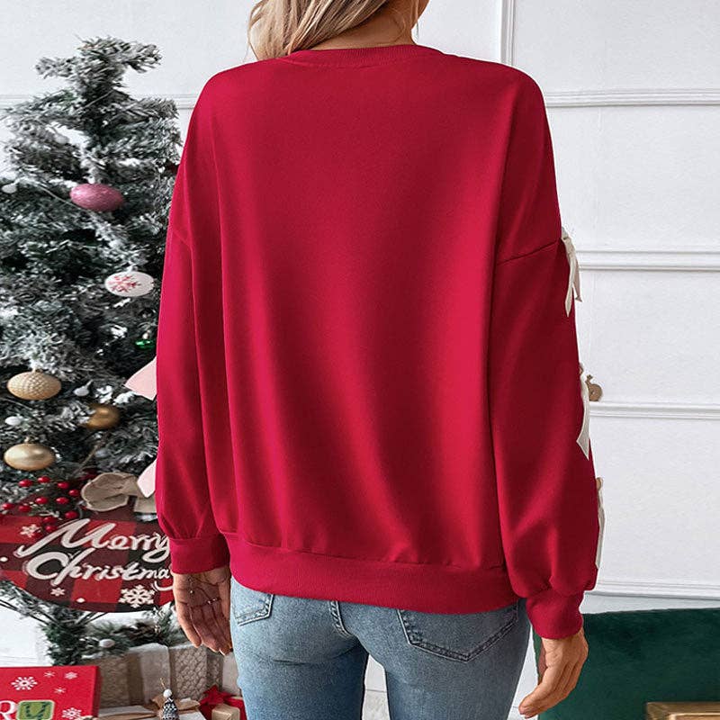 Bow Sleeve Sweatshirt